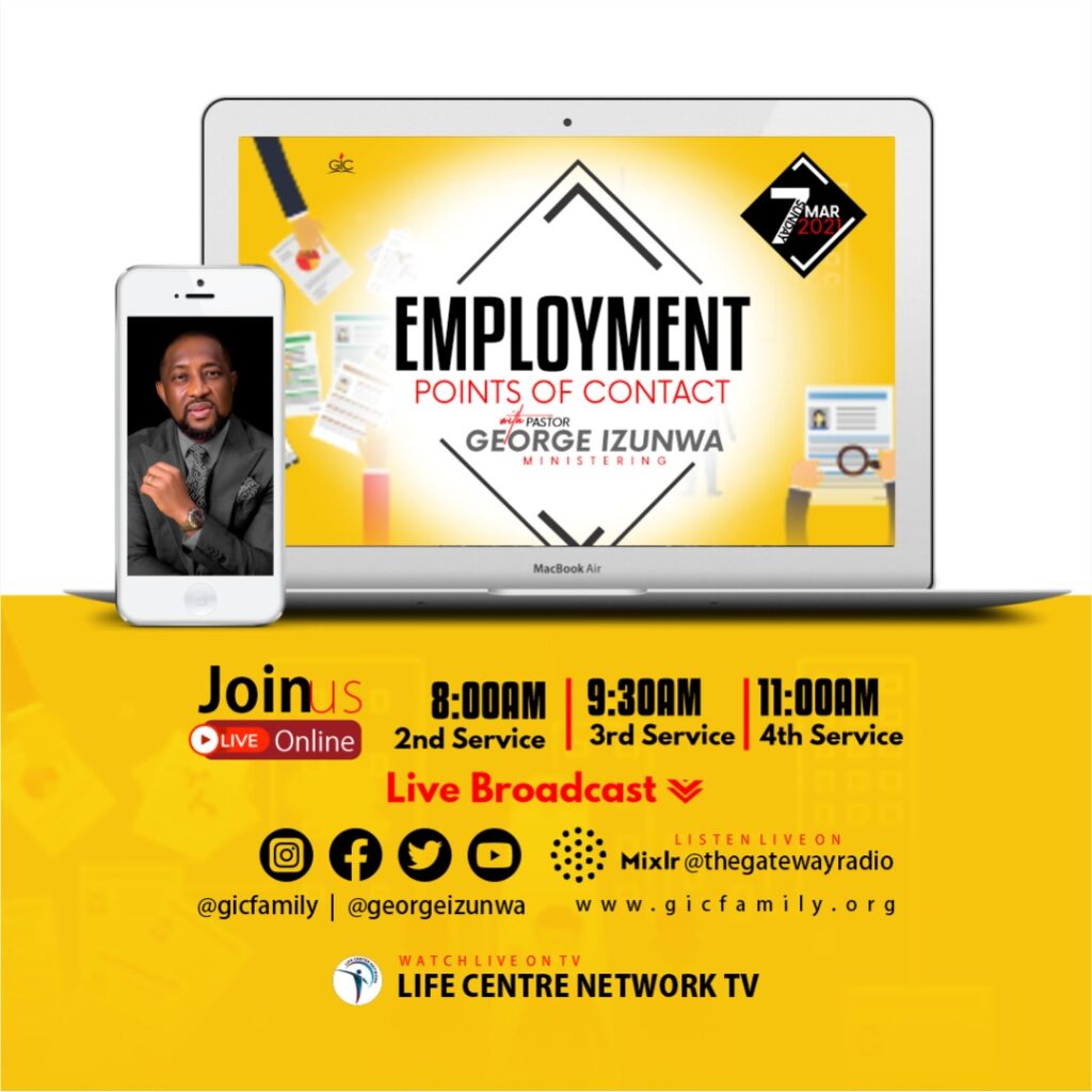 Employment Points of Contact with Pastor George Izunwa